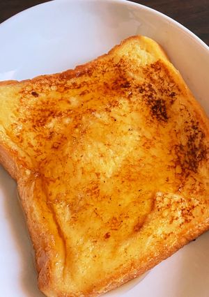 男料理 甘い耳ありフレンチトースト 朝食-レシピのメイン写真