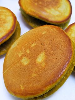 芋あんの抹茶どら焼き-レシピのメイン写真