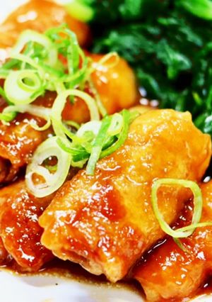 豚バラ肉巻きの甘辛煮　簡単＊時短-レシピのメイン写真