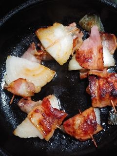新玉ねぎベーコン巻き(簡単)-レシピのメイン写真