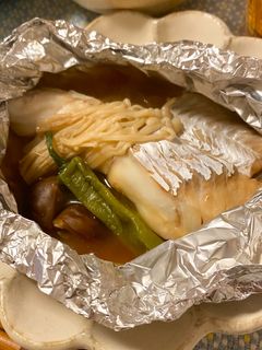 バター醤油で白身魚のホイル焼き♡-レシピのメイン写真