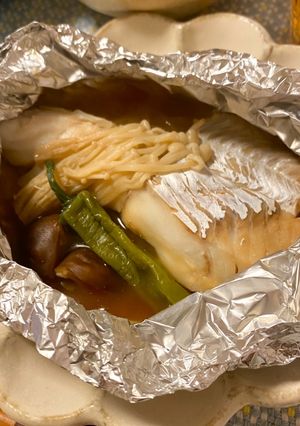 バター醤油で白身魚のホイル焼き♡-レシピのメイン写真