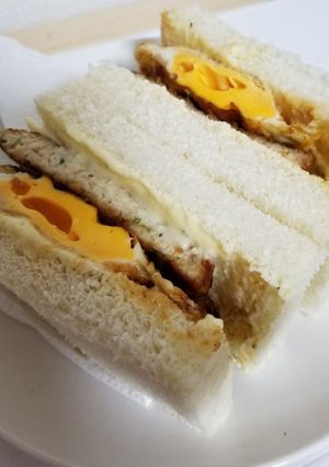 美味しい❗つくねの照焼きサンドイッチ♥️-レシピのメイン写真