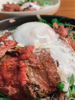 ワンパン☆ローストビーフ丼-レシピのメイン写真