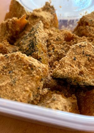 かぼちゃの煮物 きな粉とすり胡麻-レシピのメイン写真