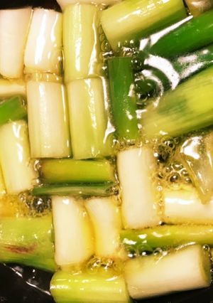 ねぎのアヒージョ＆パスタペペロンチーノ-レシピのメイン写真