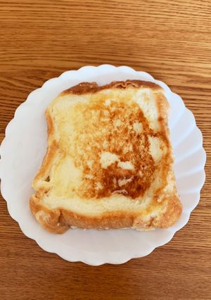 卵なしとろふわじゅわ♡牛乳トースト-レシピのメイン写真