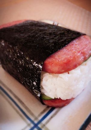 ★ちょっと欲張って♡Ｗスパムのおにぎり★-レシピのメイン写真