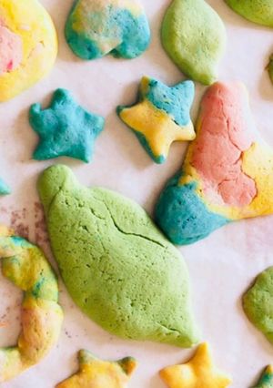 お家で作ろう!ユニコーンカラークッキー-レシピのメイン写真