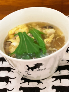 無駄無し♪煮豚等煮汁でもう一品♪卵スープ-レシピのメイン写真