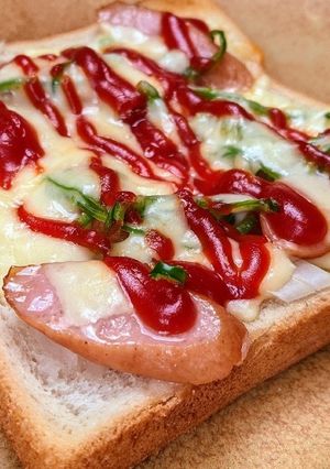 いつものピザトースト-レシピのメイン写真