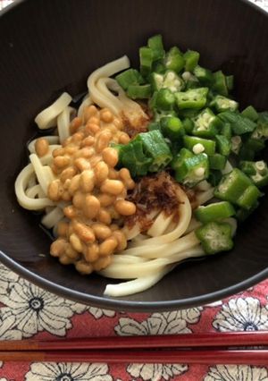 簡単! 時短！納豆うどん-レシピのメイン写真