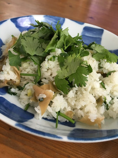 香菜とザーサイの炒飯-レシピのメイン写真