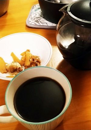 身体ポカポカ黒糖生姜湯　台湾の黑糖薑母茶-レシピのメイン写真