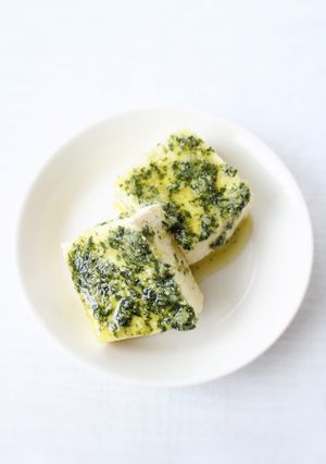 もう一品・おつまみに【豆腐の大葉マリネ】-レシピのメイン写真