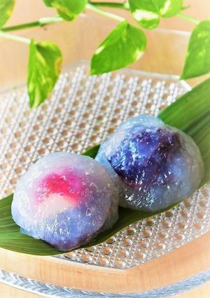 とろける食感☆苺とこしあんの水まんじゅう-レシピのメイン写真
