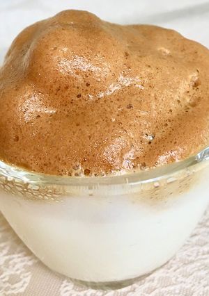 甘いものが苦手な人のダルゴナコーヒー-レシピのメイン写真