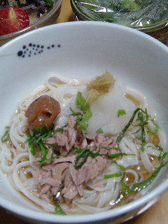 さっぱり梅風味のツナおろしうどん-レシピのメイン写真