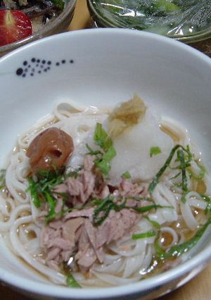 さっぱり梅風味のツナおろしうどん-レシピのメイン写真