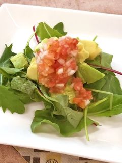手作りサルサドレッシングサラダ-レシピのメイン写真