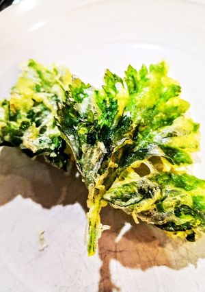 セロリの葉の天ぷら♪爽やか✨-レシピのメイン写真
