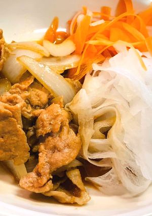 お野菜麺で♡すき焼き丼-レシピのメイン写真