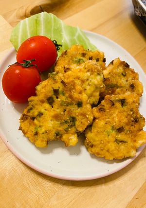 マグロと豆腐のふわふわあげ　QC ねぎ-レシピのメイン写真