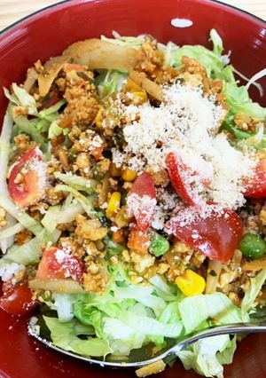タコライス風丼♪ 子ども　時短-レシピのメイン写真