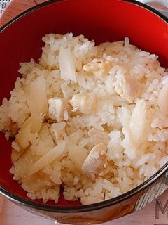鶏むね肉とごぼうの炊き込みご飯-レシピのメイン写真