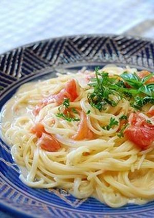 トマトのクリームスパゲティー-レシピのメイン写真