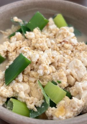 豆腐と卵の炒り煮？-レシピのメイン写真