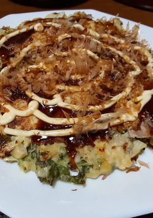 カリーノケールのお好み焼き-レシピのメイン写真