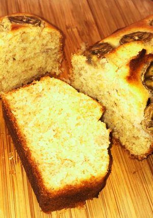 しっとりふわふわ米粉バナナパウンドケーキ-レシピのメイン写真