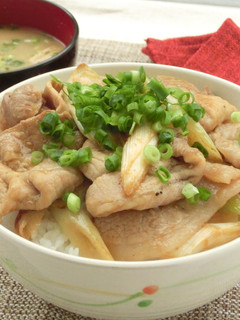 豚肉のわさび醤油丼-レシピのメイン写真