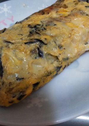 ひじきとチーズの玉子焼き-レシピのメイン写真