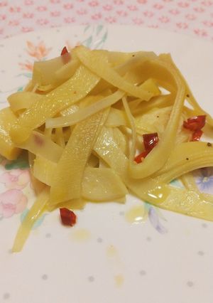 筍のペペロンチーノ♪やみつきヘルシー-レシピのメイン写真