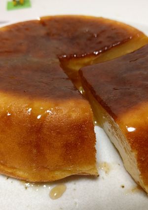 炊飯器で出来ちゃう！プリンケーキ！-レシピのメイン写真