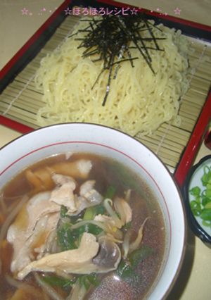 ざるラーメン ~豚つゆつけめん~-レシピのメイン写真