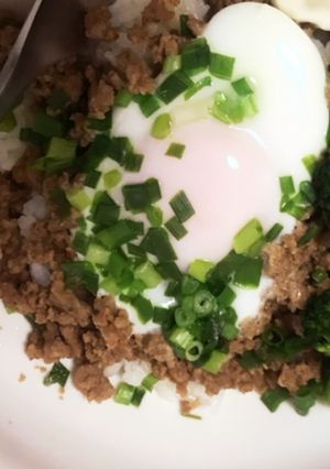 電子レンジお肉丼-レシピのメイン写真