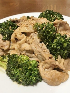 ブロッコリーと豚肉のソースマヨ炒め✨-レシピのメイン写真