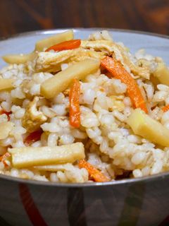 残りご飯で☆重ね煮タケノコの混ぜご飯-レシピのメイン写真