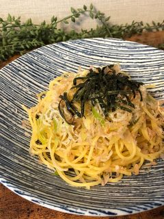 簡単*しらすとネギの和風パスタ-レシピのメイン写真