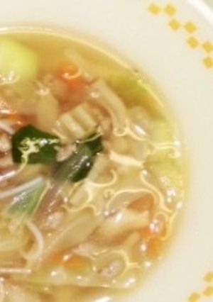 ビーフンスープ　♪大和市学校給食-レシピのメイン写真