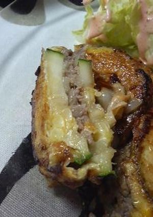 ズッキーニのタイカレーはさみ焼き-レシピのメイン写真