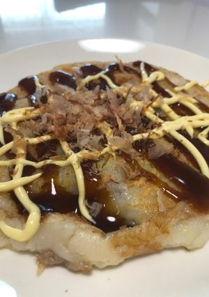簡単！もちもち米粉お好み焼き-レシピのメイン写真