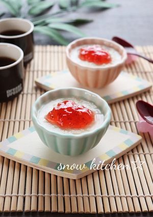お豆腐でパンナコッタ-レシピのメイン写真