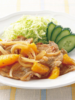 豚肉のしょうが焼き・オレンジ風味-レシピのメイン写真