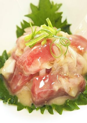 マグロと新玉ねぎのぬた-レシピのメイン写真