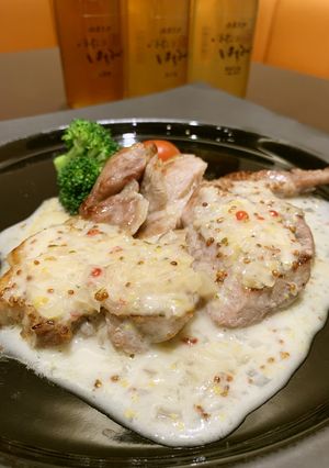 豚肩ロースのハニーマスタードクリーム-レシピのメイン写真