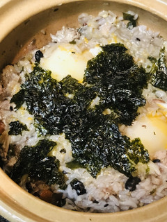 雑穀米プラスの餅入り雑炊-レシピのメイン写真